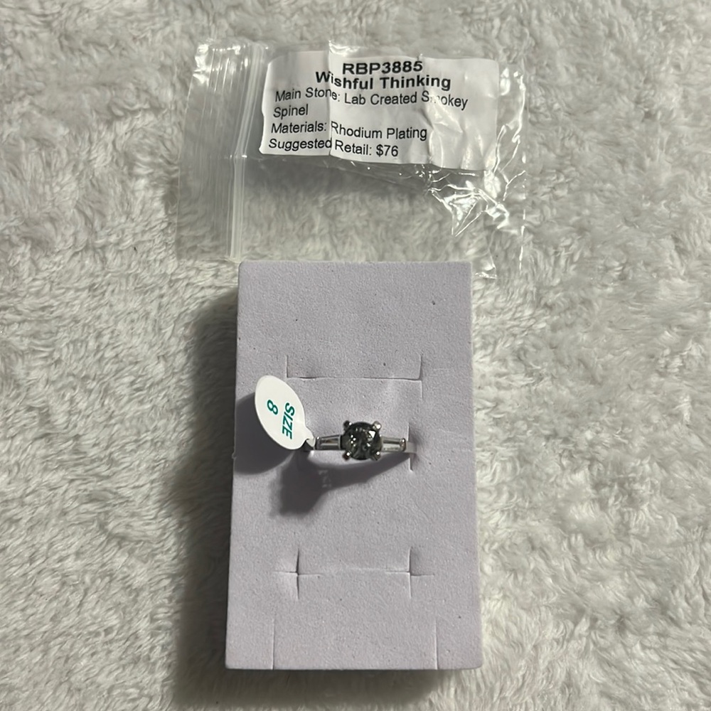RBP Bomb Party Wishful Thinking LC Smokey Spinel Ring